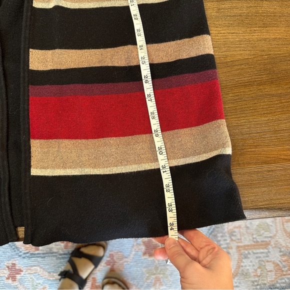 Striped Open Front Cardigan - Picture 5 of 9